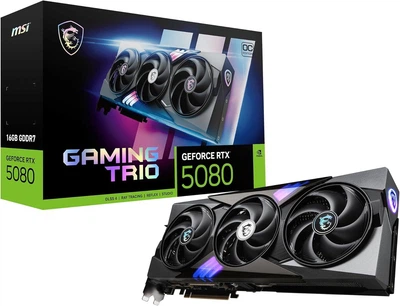 Відеокарта MSI GeForce RTX 5080 16G GAMING TRIO OC (G5080-16GTC)