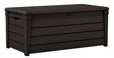 Садова скриня для зберігання Keter Brightwood Storage Box 455 л коричнева 230400