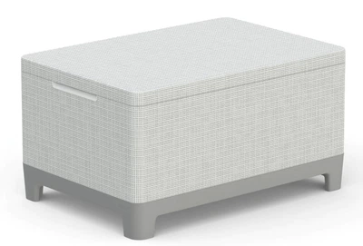 Стіл-скриня садова Keter Scandi Storage Table 264051 світло-сірий