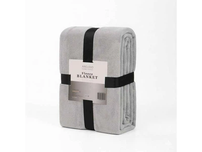 Плед ARCLOUD 200*220 велсофт BLANKET SILVER