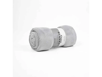 Плед ARCLOUD 150*200 велсофт BLANKET SILVER