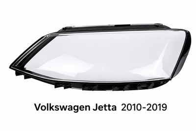Стекло фары Volkswagen Jetta 2010-2019 левое водительское VW A6 Джетта