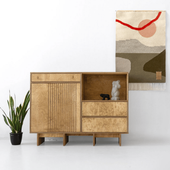 Комод із березової фанери 120×90×35 см