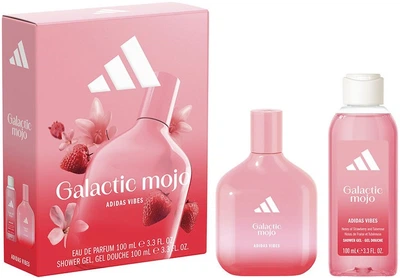 Zestaw dla kobiet Adidas Galactic Mojo Woda perfumowana 100 ml + Żel pod prysznic 100 ml (3616307658263)