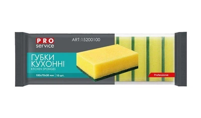 Губка кухонная 10шт PRO 15200100