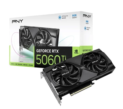 Видеокарта PNY GeForce RTX 5060 Ti VERTO Dual Fan (VCG5060T8DFXPB1)