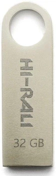 Накопичувач Hi-Rali Shuttle 32GB USB 2.0 (HI-32GBSHSL) Silver