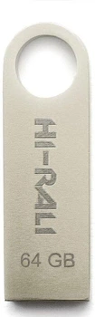 Накопичувач Hi-Rali Shuttle 64GB USB 2.0 (HI-64GBSHSL) Silver