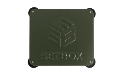 Автомобильный корпус для Starlink Mini Setbox без адаптера для прикуривателя Олива (SETBOX-CASE-OLV)