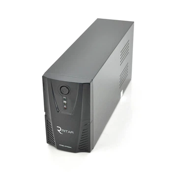 ДБЖ Ritar RTP600L-UX-IEC (360W) Proxima-L, LED, AVR, 3st, USB, 4xIEC-320 C14, 145-290Vac, 1x12V7Ah, plastik Case (314 x 97 X 143) 4,6 кг Q4 (UG-6802)