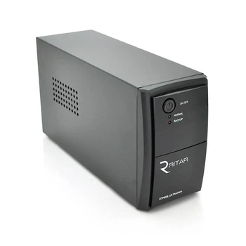 ДБЖ Ritar RTP500L-UX-IEC (300W) Proxima-L, LED, AVR, 3st, USB, 4xIEC-320 C14, 145-290Vac, 1x12V4.5Ah, plastik Case (314 x 97 X 143) 4 кг Q4 (UG-6799)