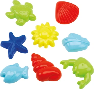 Zestaw plażowy Ecoiffier Podwodny świat 8 szt. 630 (3280250006305)
