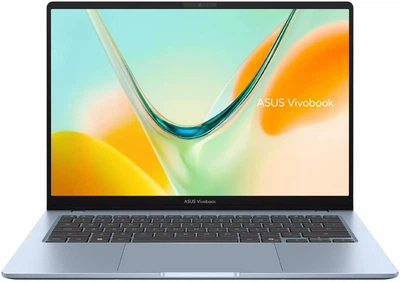 Ноутбук ASUS Vivobook S14 (S5408QA-TM197W), Qualcomm Snapdragon X X1-26-101 / 14" / RAM 16 ГБ LPDDR5X / SSD 512 ГБ / Qualcomm Adreno / Windows 11 Home / Синій