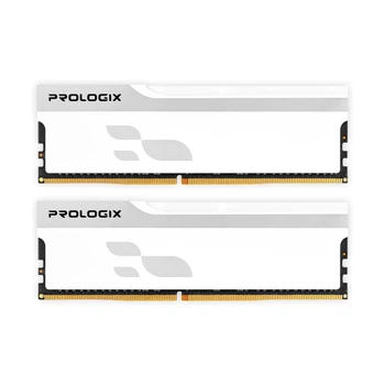 Модуль пам'яті ProLogix DDR5 32GB (2x16) 6000Mhz Onyx 6000Mhz White (PRO32GB6000YW5K)