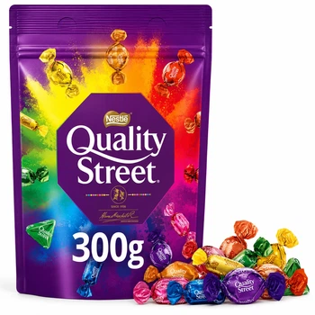 Цукерки шоколадні асорті Nestlé Quality Street у пакеті 300 г