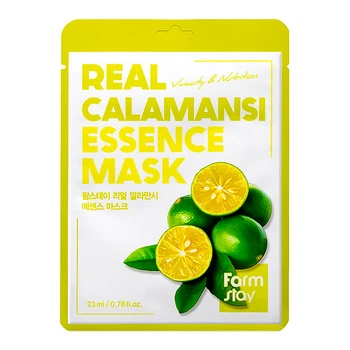 Тканинна маска з екстрактом каламансi FarmStay Real Calamansi Essence Mask, 1 шт