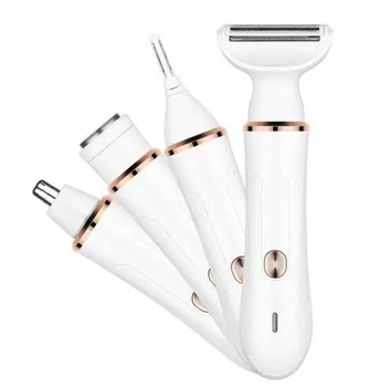Многофункциональный женский триммер Lady Shaver MG-726 4-в-1 с насадками для лица, бровей, бикини, ног и тела
