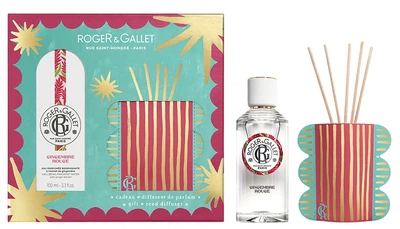 Zestaw uisex Roger & Gallet Gingembre Rouge Woda zapachowa 100 ml + Dyfuzor zapachowy 30 ml (3701436934965)
