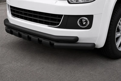 Передняя защита ST015 Black (нерж. сталь) для Volkswagen T5 Multivan 2003–2010 гг