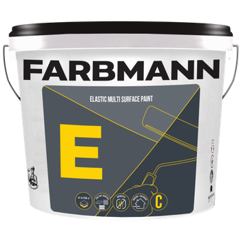 Фарба гумова універсальна FARBMANN Е Elastic Multi Surface Paint Dark Gray 5л
