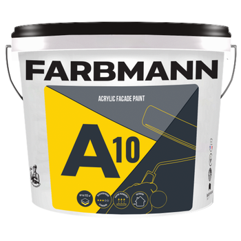 Краска фасадная FARBMANN А10 Acrylic Facade Paint (База LA, белая) 5л