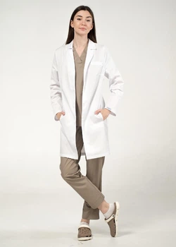 Женский медицинский халат STUGA MEDICAL белый (2900012) S