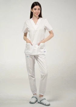 Костюм медицинский STUGA MEDICAL «Мария» белый (77001017700103) XL