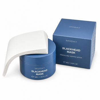Глубоко очищающая маска от черных точек и угрей Moday Blackhead Mask, 30 g