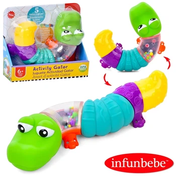 Игра крокодил, 17см, погремушка, подвижные детали (PLT5678/А21)