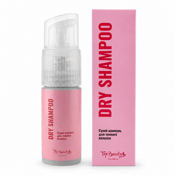 Сухий шампунь для темного волосся Top Beauty Dry Shampoo 60 мл