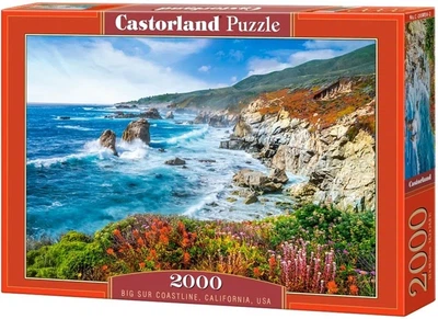 Пазлы Castorland - Побережье Биг-Сур, Калифорния, США / 2000 элементов (C-200856/А21)