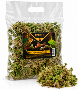 Мох для тераріума TerriX Мох Сфагнум - 5 л