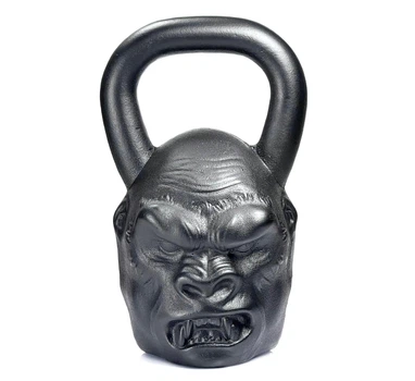 Гиря дизайнерська Body of steel Горила 24 кг чорна