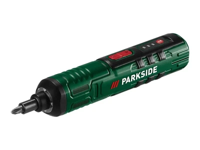Акумуляторна викрутка 4 В Parkside PARS 4 A1 з підсвічуванням 1.5 Ач 3 Нм зелена