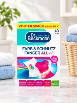 Серветки Dr.Beckmann для запобігання линяння речей 40 шт