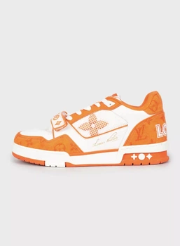 Кросівки Louis Vuitton Orange White Denim 44