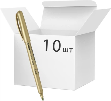 Набір маркерів для декоративних робіт Centropen Gold 2690 Золотий 1.5-3 мм 10 шт (8595013612897)