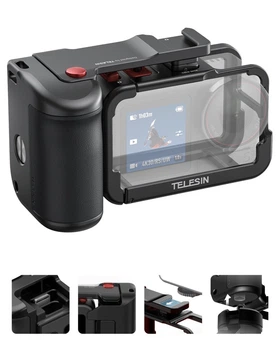 Obudowa magnetyczna Telesin dla DJI Osmo Action 3/4/5 z uchwytem (6974944466014)