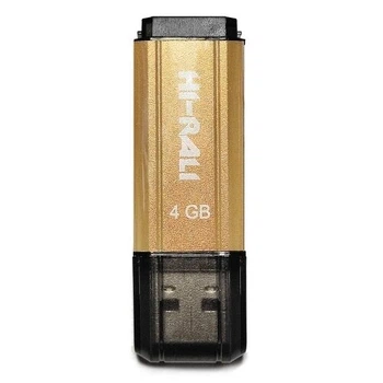 Флеш накопичувач Hi-Rali Stark USB 2.0 4GB Gold