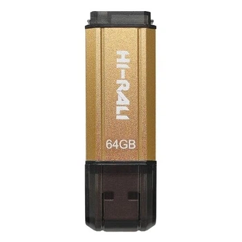 Флеш накопичувач Hi-Rali Stark USB 2.0 64GB Gold