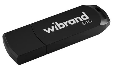 Флеш накопичувач Wibrand Mink USB 2.0 64GB Black