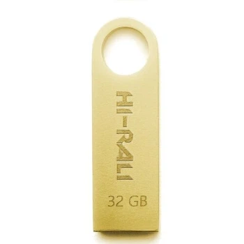Флеш накопичувач Hi-Rali Shuttle USB 2.0 32GB Gold