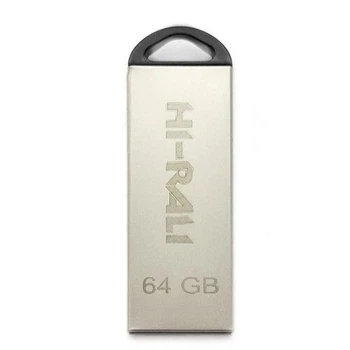 Флеш накопичувач Hi-Rali Fit USB 2.0 64GB Silver