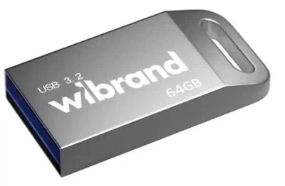 Флеш накопичувач Wibrand Ant USB 3.2 Gen 1 64GB Silver