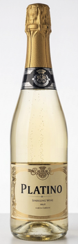 Вино ігристе Platino Brut біле сухе 0.75 л