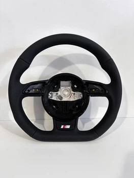 Руль скошенный s-line без отверстий под лепестки audi a4 b8 a5 8t q3 8u q5 8r