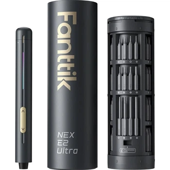 Электроотвертка с набором бит Fanttik E2 Ultra Space Grey [179552]