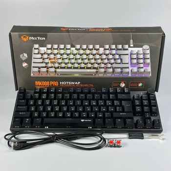 Клавіатура дротова Meetion MK008Pro RGB (з Eng, UA розкладками)
