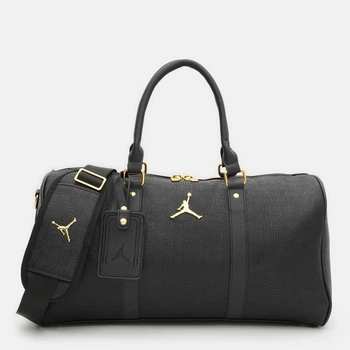 Спортивная Сумка Jordan Monogram Black Екокожа Золото 2026