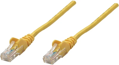 Patchcord Intellinet Cat 6a S/FTP (S-STP) RJ-45 0.25 m Yellow (766623737036)